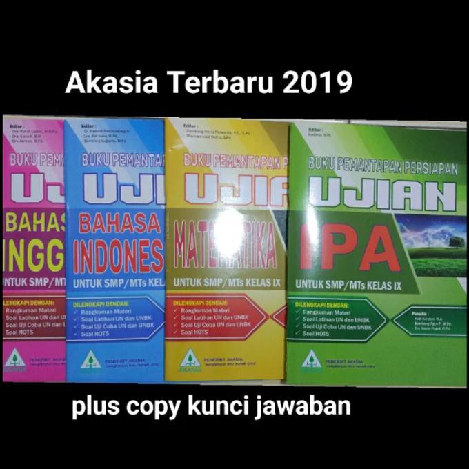 Buku Sekolah - Buku Pemantapan Unbk Smp 2019 Akasia