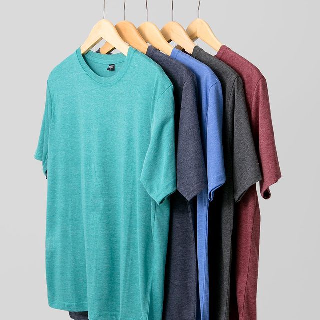 KAOS COTTON COMBED MISTY TWOTONE CVC KAOS POLOS ADEM BERKUALITAS