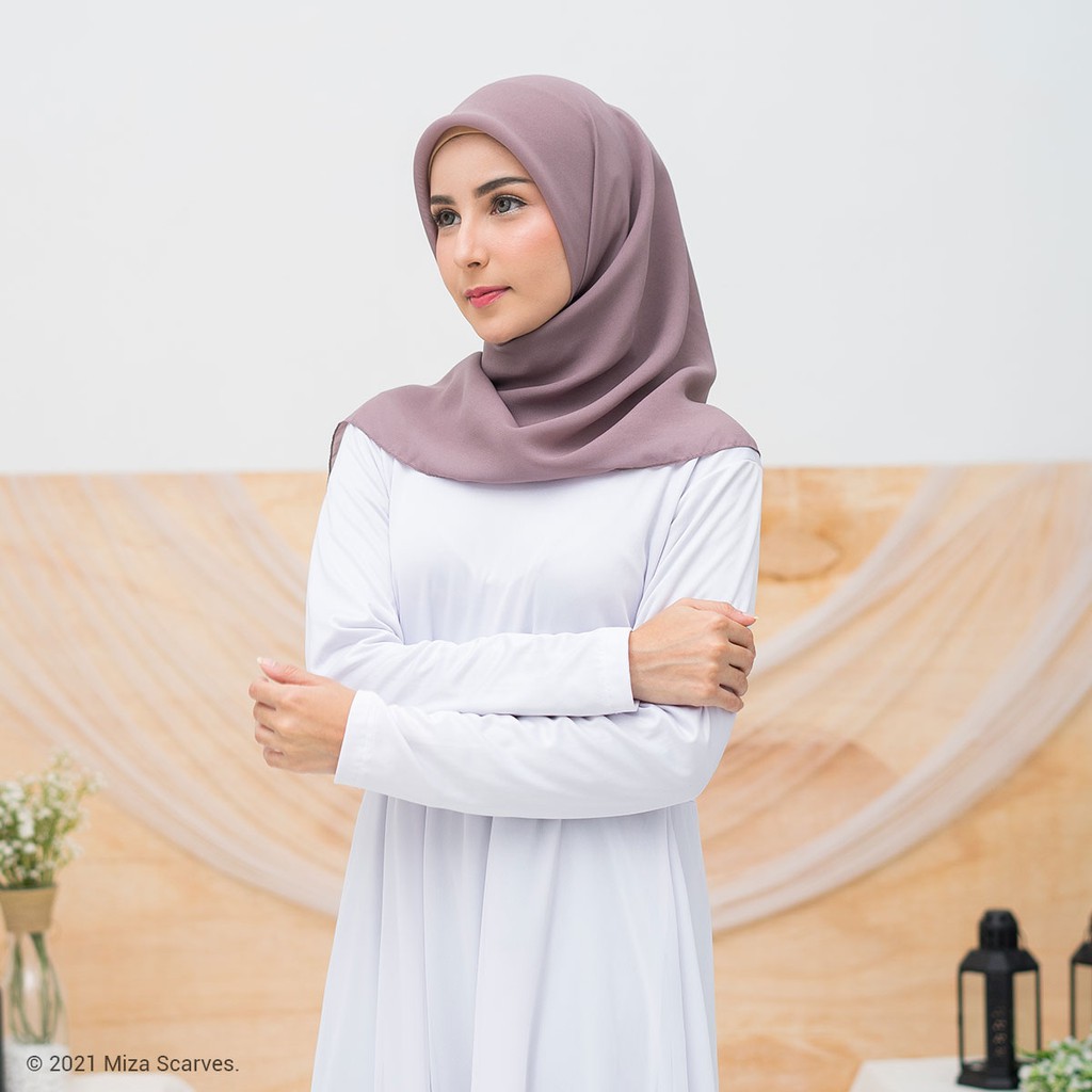 Hijab Segiempat Polycotton Scarf Premium Part 1 Hazel by MIZA-2