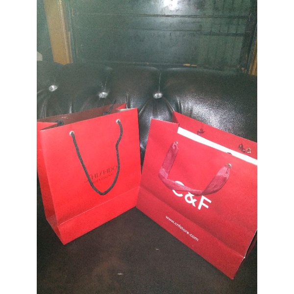 

Paper bag c&f,shiseido original