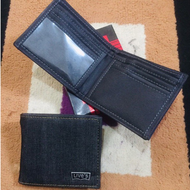 Dompet lipat ptia bahan denim gratis dus murah meriah #dompet #dompetpria #dompetlipat #dompetlokal