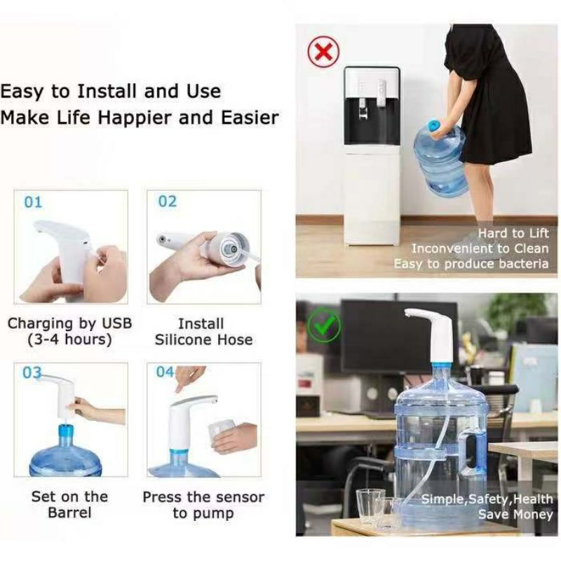 PRODUK NEW TERMURAH POMPA GALON ELEKTRIK SENSOR VANSTAR V33