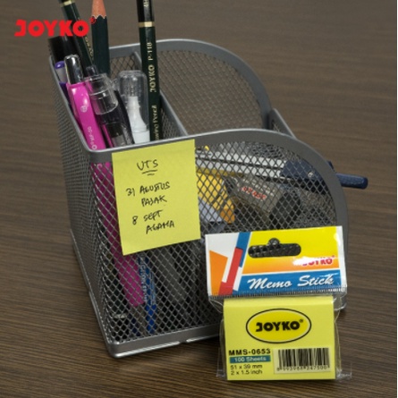 MEMO STICKY NOTE KERTAS TEMPEL JOYKO MMS-0653 MMS-653P ALAT TULIS PERLENGKAPAN KANTOR WARNA KUNING STICK MMS 0653 653P MMS0653 MMS653P-3
