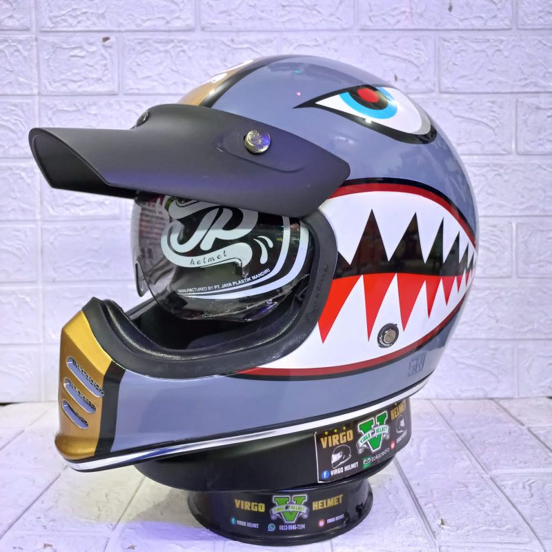 JPX HELM JP SIGNATURE 07 SKY GUARD RETRO CLASSIC