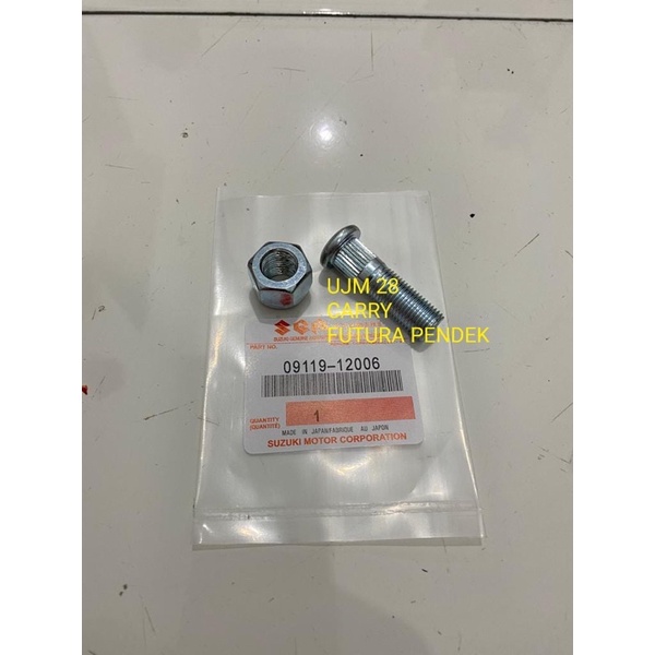 BAUT RODA PENDEK FUTURA /T120SS / CARRY/ EXTRA HUB BOLT SHORT