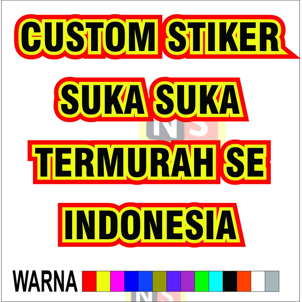 

Cutting Stiker Custom