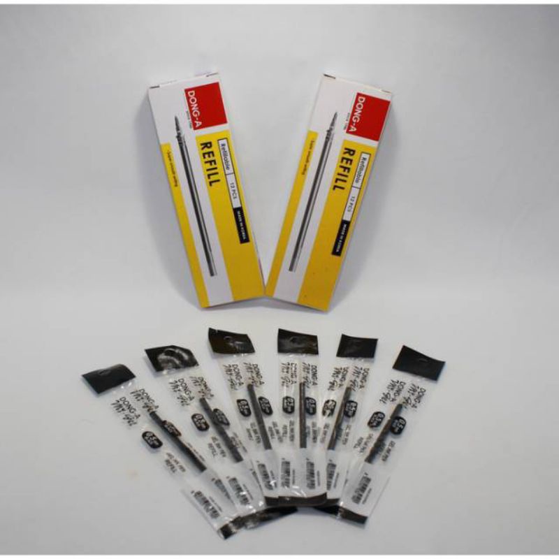 

Refill my gel per pcs isi ulang pulpen gel DONG-A Original 0.5 mm Hitam