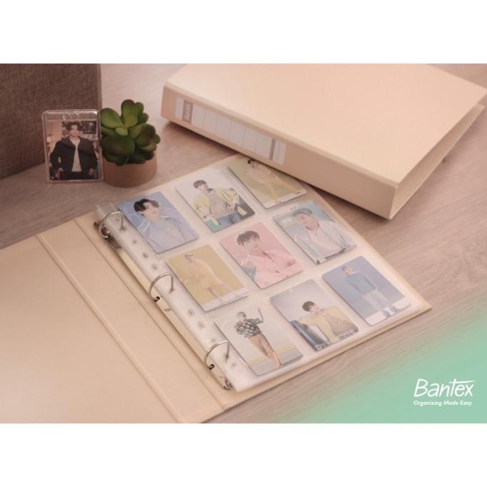 

Bantex Photocard Album A4 3 Ring Binder with Sleeve Pocket-Tropica Clr