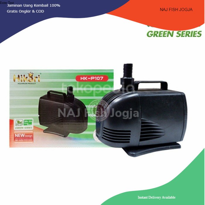 Pompa Kolam Hikari HK P 107 5200L/H Hemat Listrik