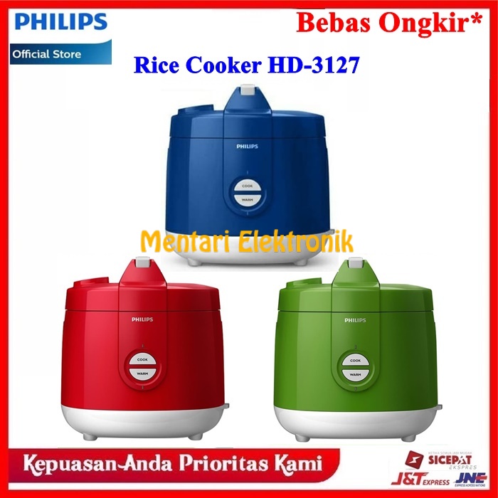 PHILIPS Magic Com 3in1 HD3127 / Rice Cooker 2 Liter HD-3127 Garansi