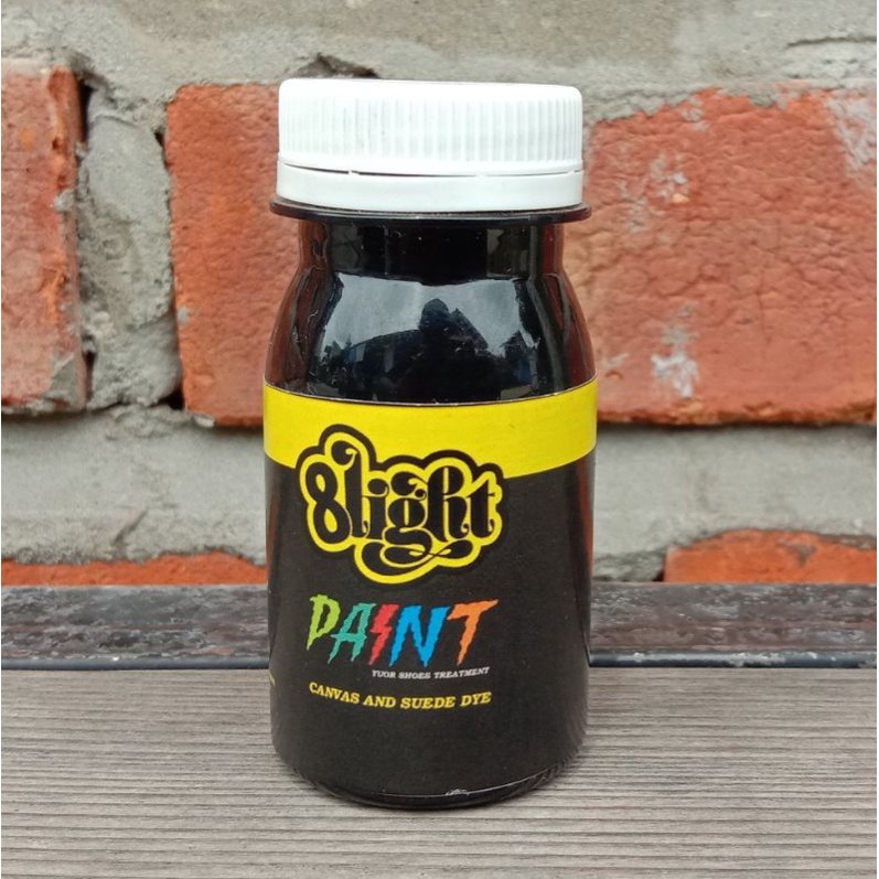 CAT SEPATU CANVAS & SUEDE WARNA HITAM