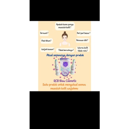 PAKET ORIGINAL RCB GLOW COSMETIC 