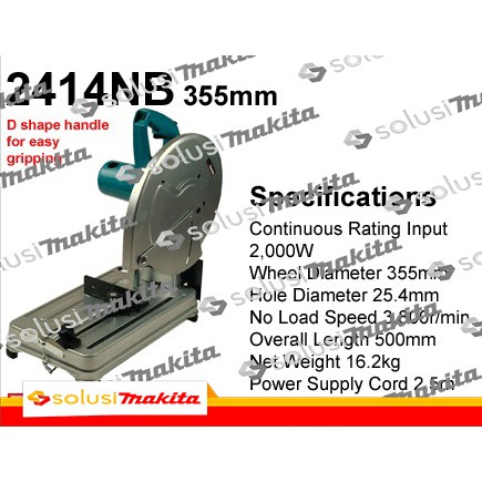 Mesin Potong Besi Makita 2414 NB