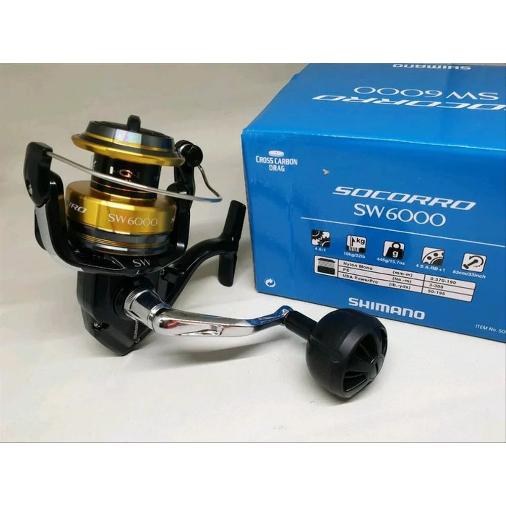 REEL SHIMANO SOCORRO SW 6000