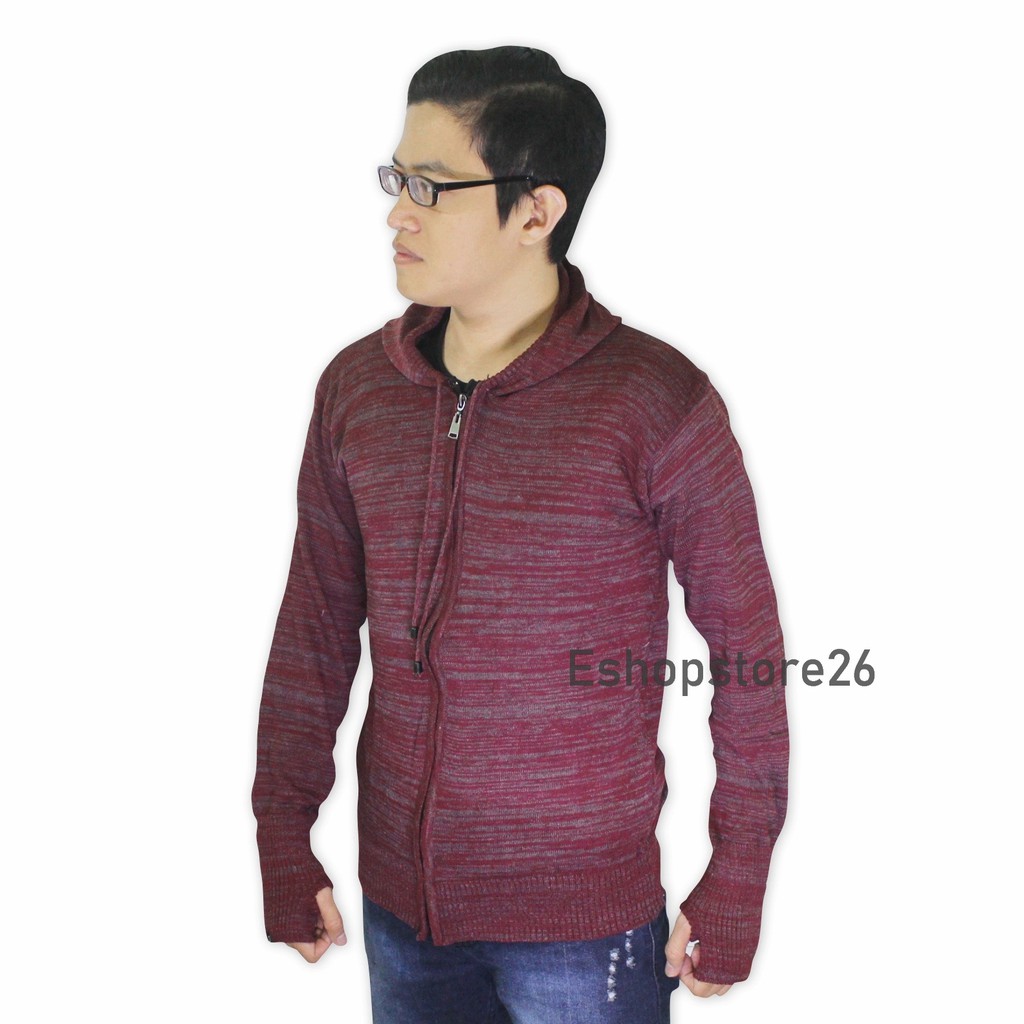 Sweater rajut Greenlight twotone - jaket rajut pria Twotone merah