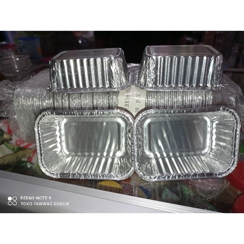 ALUMINIUM TRAY BX 984519 - WADAH Makanan BX-984519 (10 pcs)