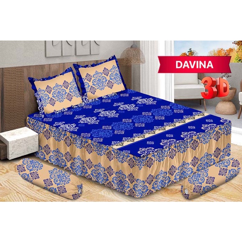 (BISA COD) SPREI BONITA RUMBAI UK 180*200 CM