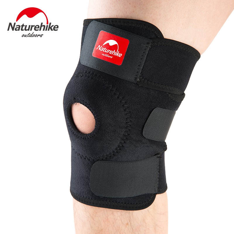 Naturehike Adjustable Kneepad Power Brace- NH15A001-M - Black