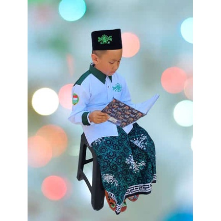 Kemeja NU HSN Anak Koko Anak Pakaian Muslim Anak laki laki perempuan