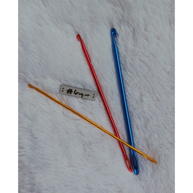 Jarum rajut / jarum knooking / jarum knitting (per set, 3 bh)