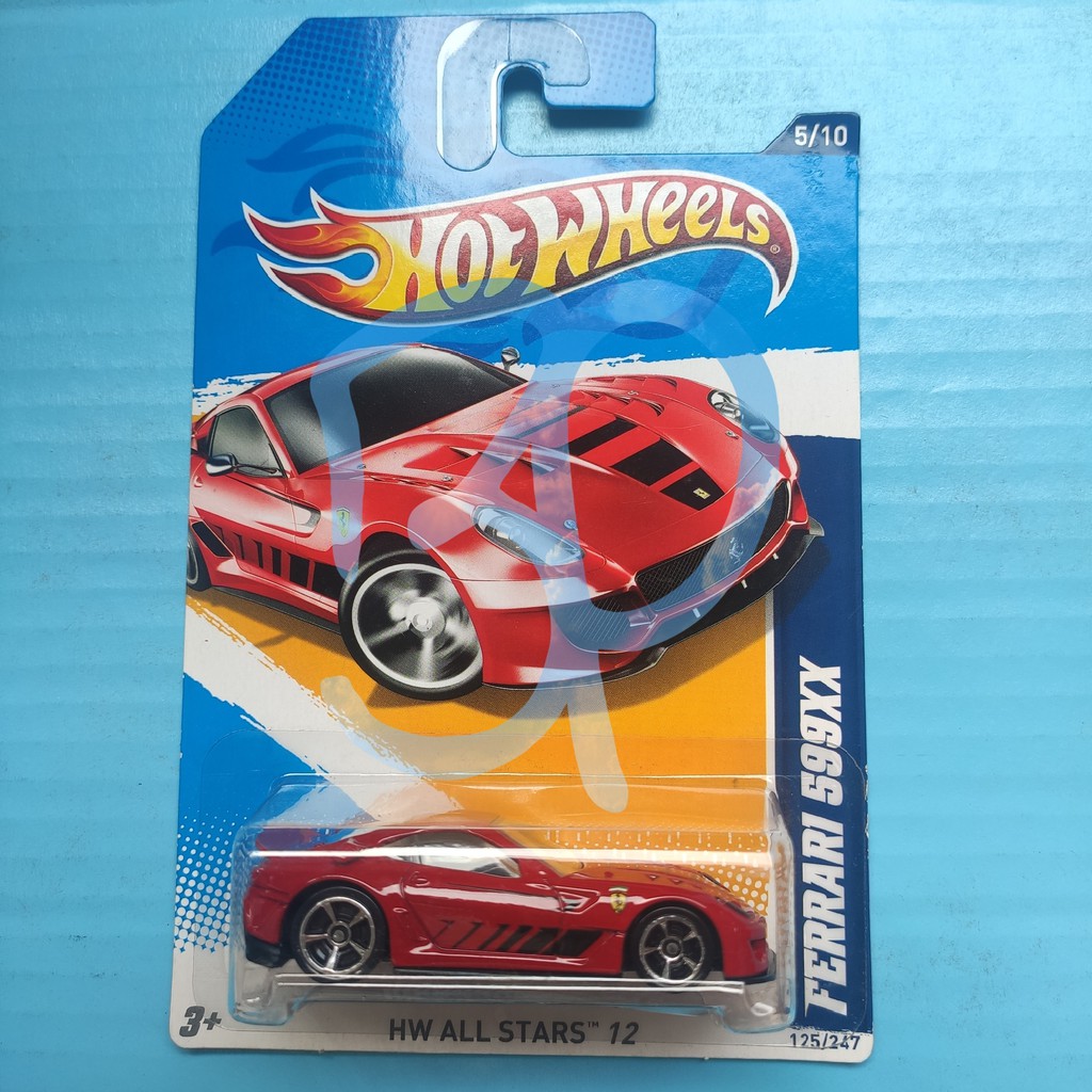 HOT WHEELS / HW ALL STARS FERRARI 599XX MERAH / RED 2012 #125/247