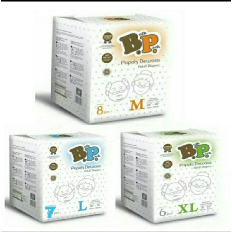 Popok Perekat Dewasa BP / Diapers Adult BP