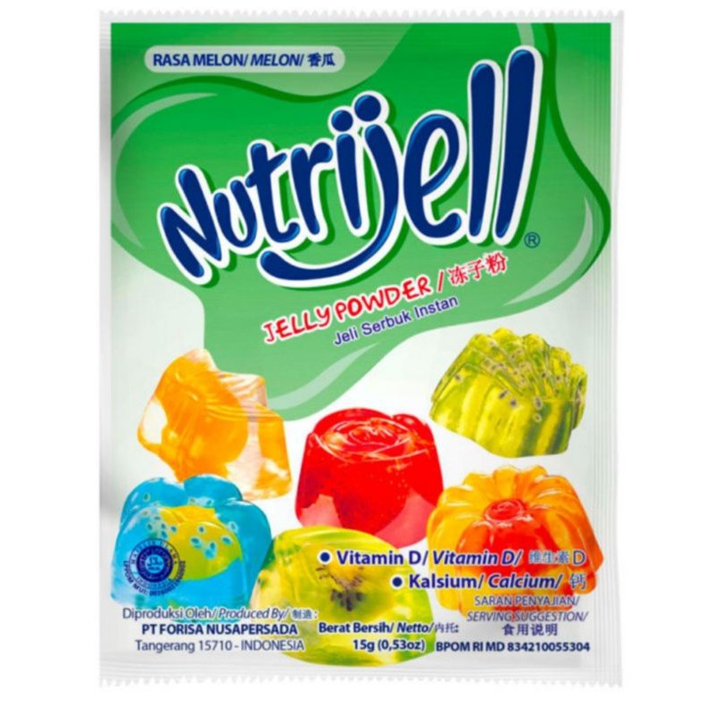 

NUTRIJELL rasa melon 15gr