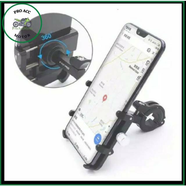 Holder handphone hp GUB PRO original untuk stang sepeda dan motor Murah