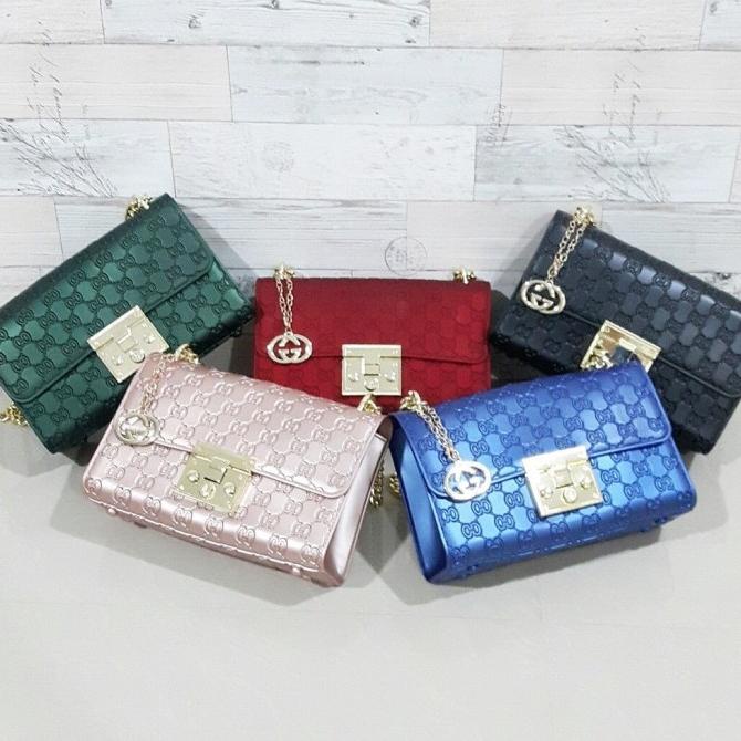 Tas Wanita Termurah Gucci Padlock Jelly Matte