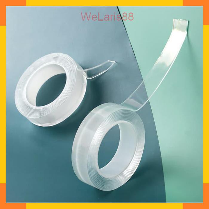 

302 Nano magic tape bening Grip double tape serbaguna 30MMX2MMX3M