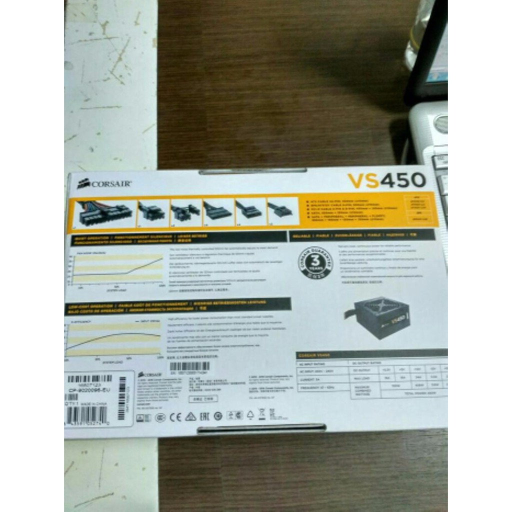 Murah Power Supply ATX Corsair 450w VS450