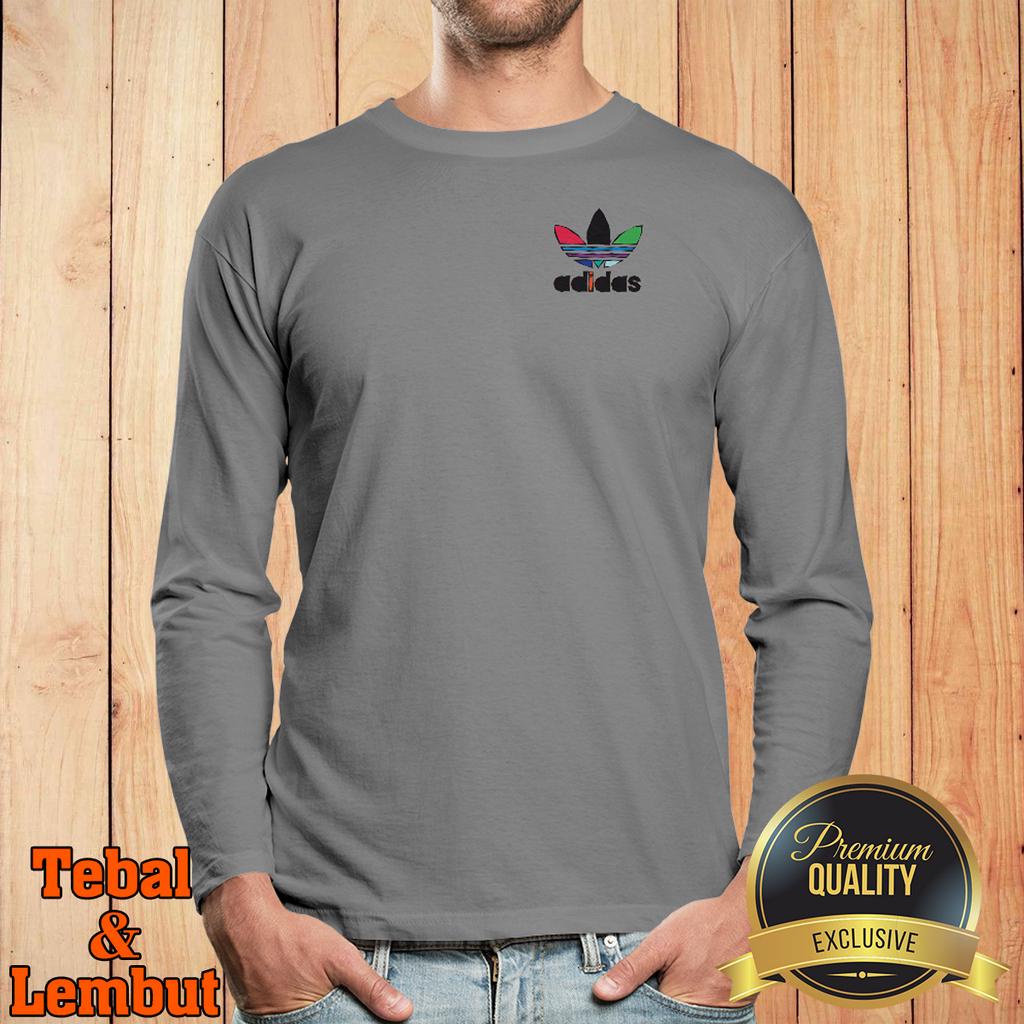Kaos Distro Cowok Keren Lengan Panjang Kualitas Premium Motif Stylish Kekinian Desain Trendy Gaya Ca