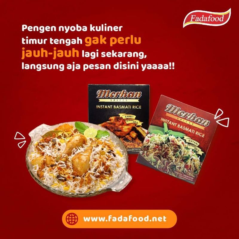 

Merhan Beras Basmati Instant Mandi