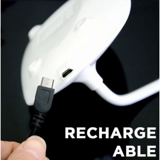 LAMPU BELAJAR 14 LED 3 MODE - LAMPU MEJA BELAJAR LED USB RECHARGEABLE - FA