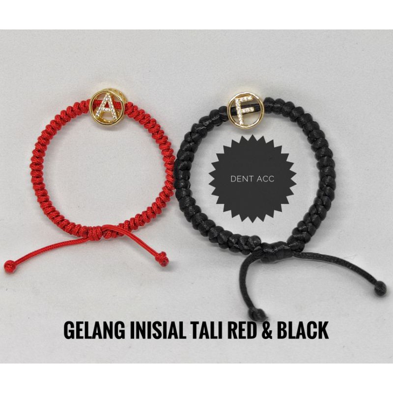 gelang inisial tali Korea