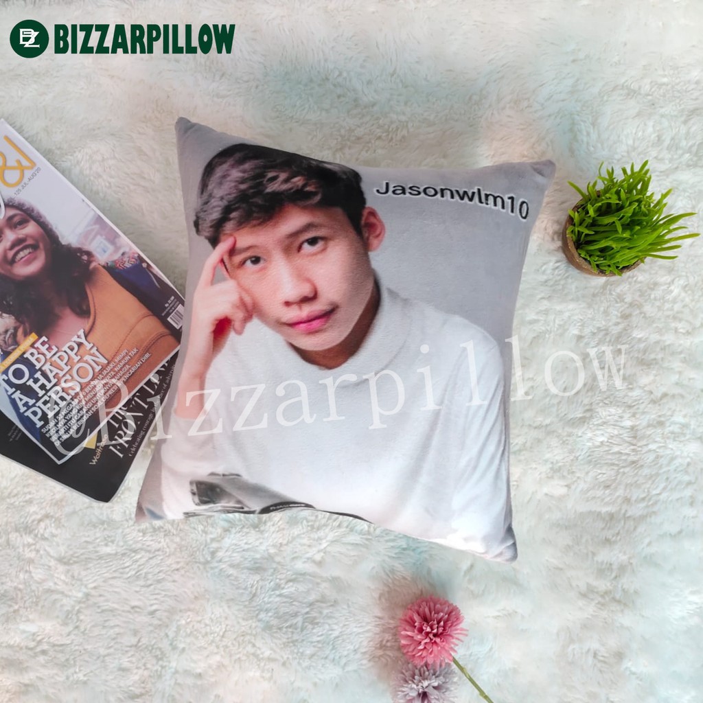 Bizzarpillow Bantal Foto Custom Fullprint 40x40 cm BZ021