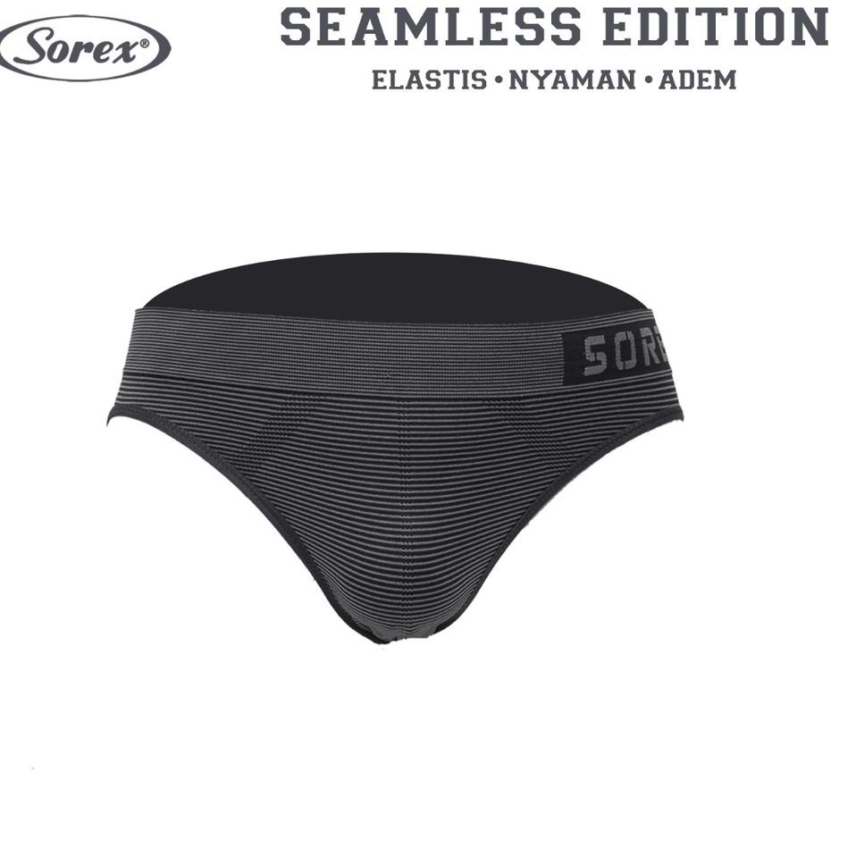 Terbaru.. ( 1 Kotak isi 2 Pcs ) Sorex Sport Cd Seamless Edition Men Anti Nyeplak CD Lk M 3805