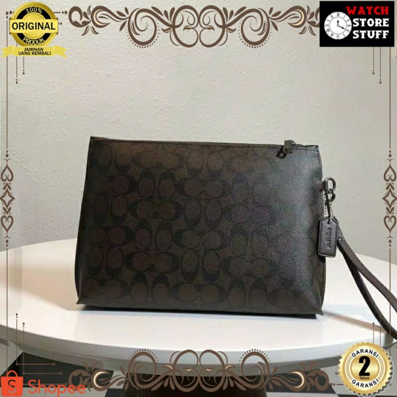 TAS PRIA COACH MEN CLUTCH ORIGINAL