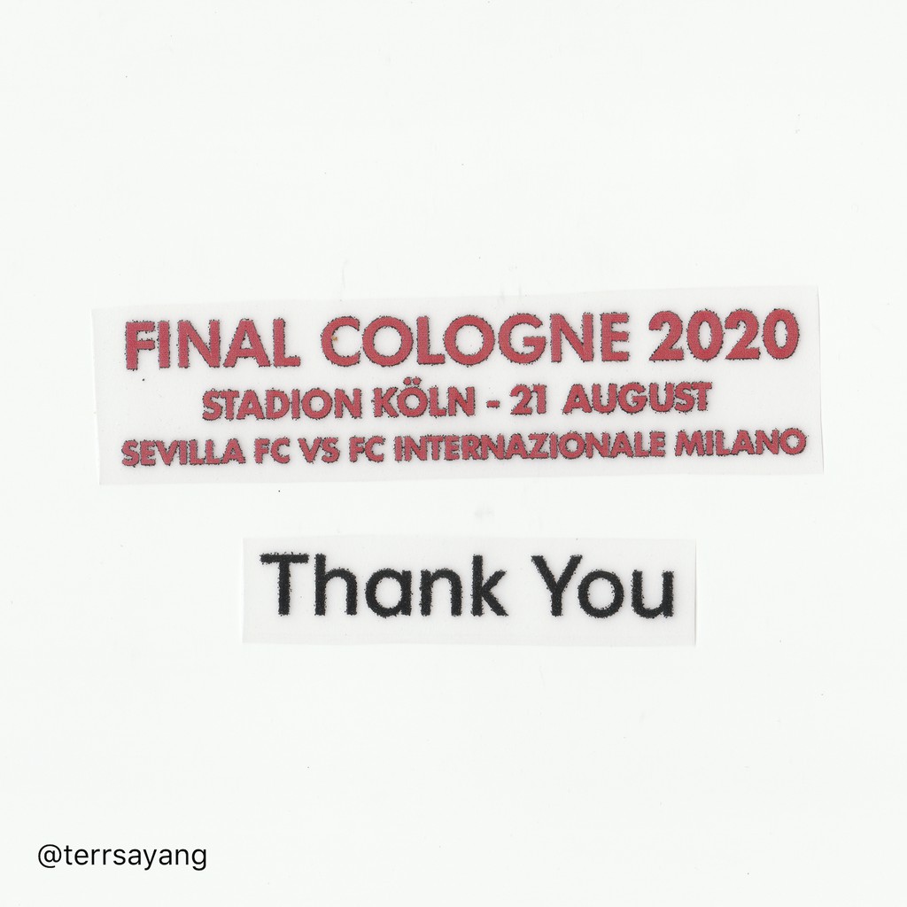 MDT Match Details Final Cologne UEL 2020 (Sevilla v Inter)