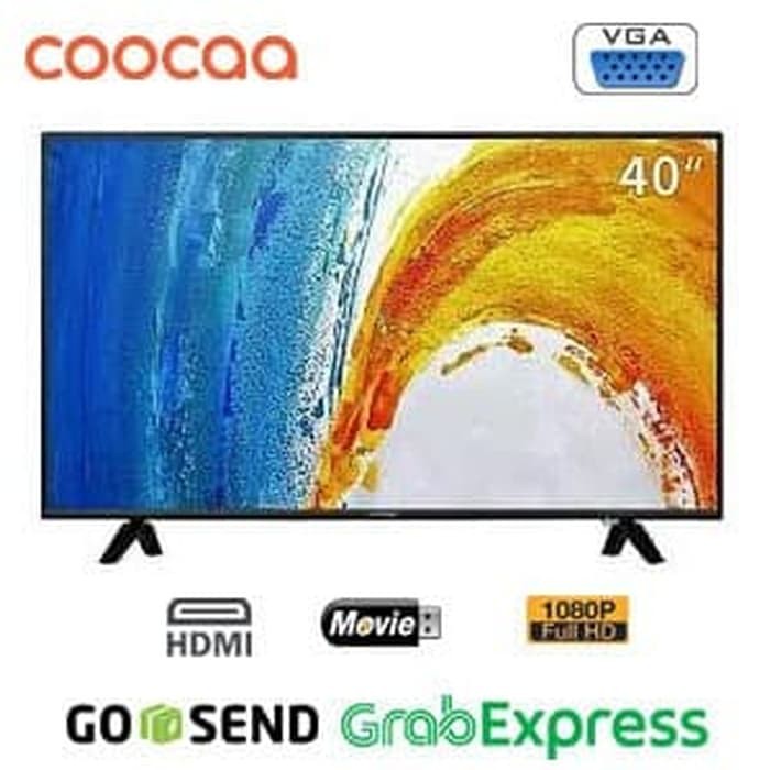 COOCAA 40D5A 40 Inch LED TV Full HD USB HDMI KHUSUS BANDUNG
