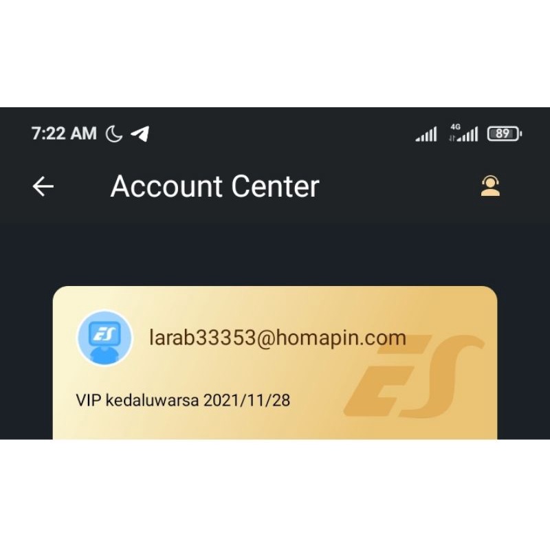 Akun VIP Es File Explorer
