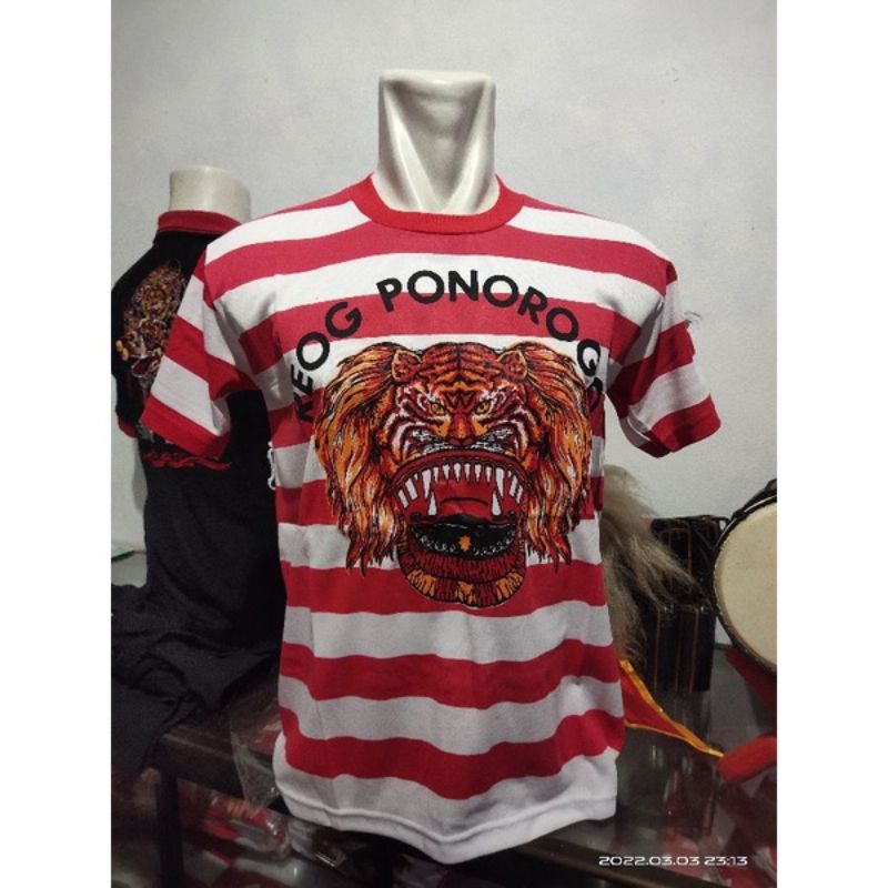 kaos reog/kaos reog merah putih bayar di tempat