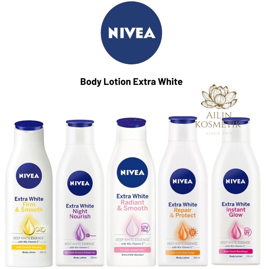 NIVEA Body Lotion Extra White 100ml/200ml/400ml BY AILIN