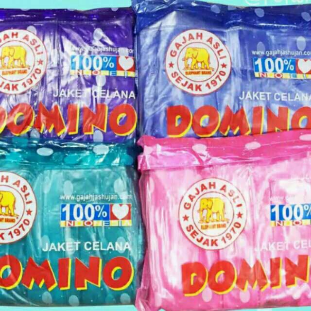 Jas hujan jaket celana DOMINO