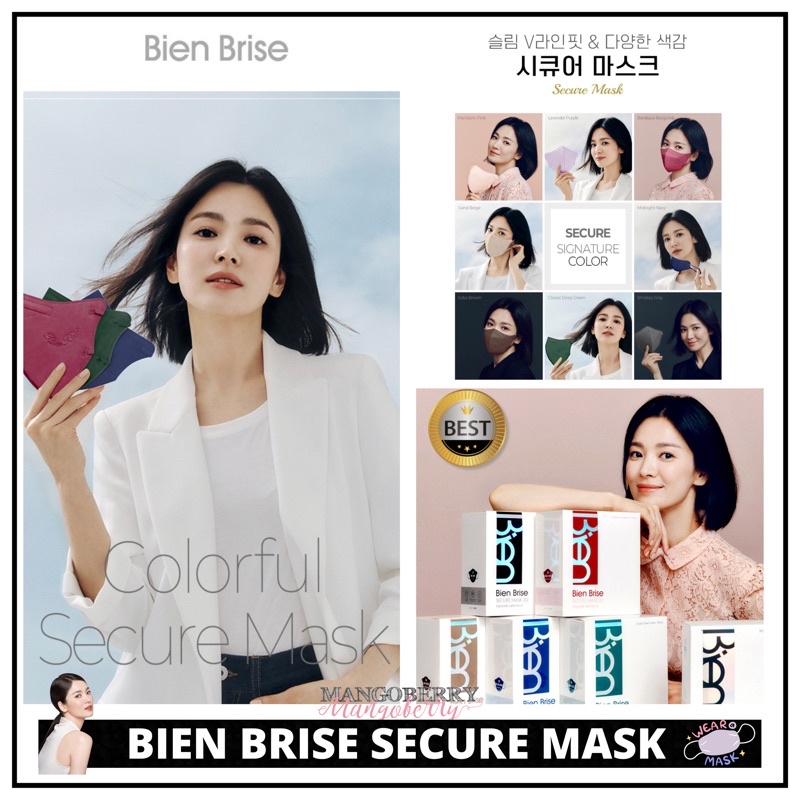 [isi 1] BIEN BRISE COLORFUL SECURE MASK Song Hye Kyo masker