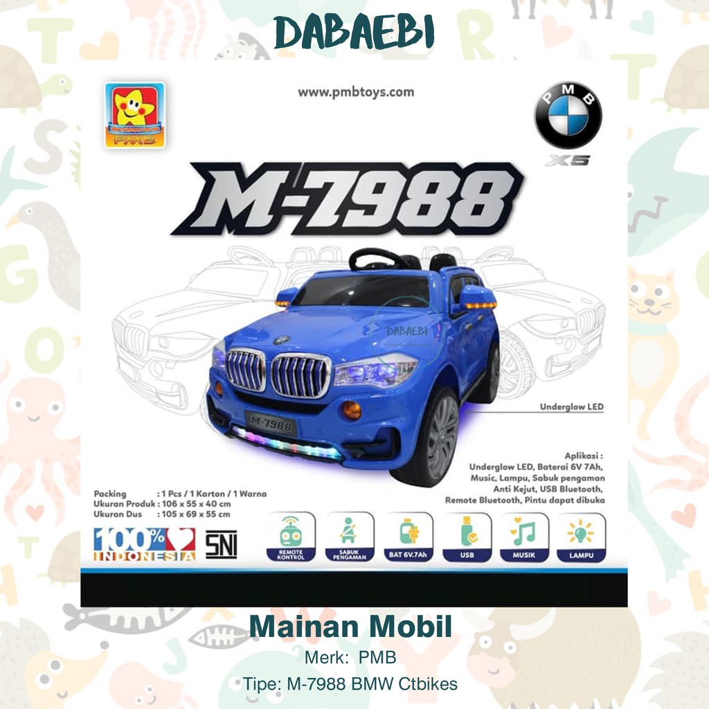 DABAEBI PMB Mainan Mobil M-7988 BMW Ctbikes