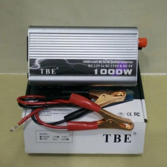 Hemat Inverter Tbe 1000 Watt - Perubah Arus Dc 12V Ke Ac 220 1000 Watt