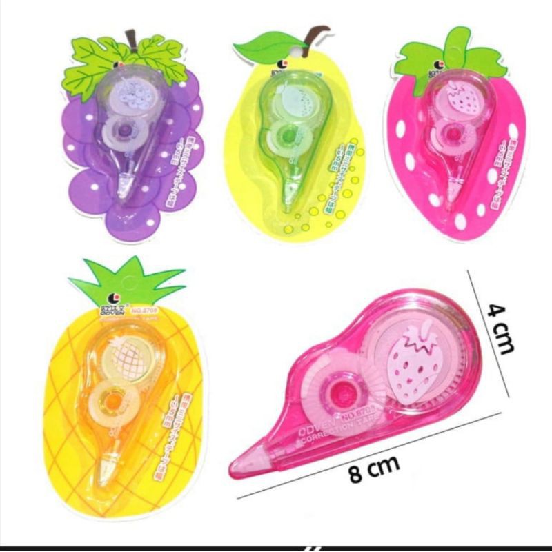

correction tape/tip ex kertas motif 8m