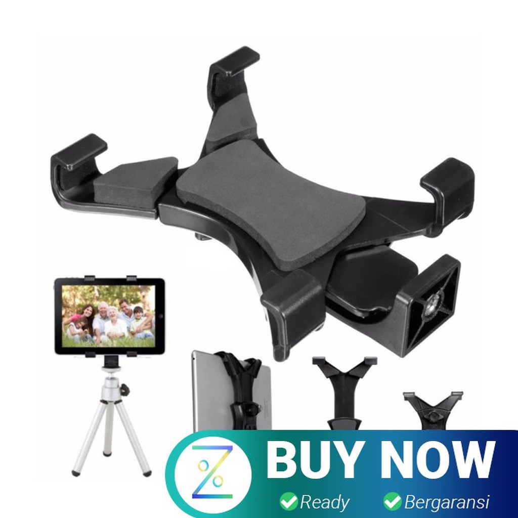 Universal Tablet Holder Mount 1/4 Screw Bracket Tripod - VTM4-ALX-1 -