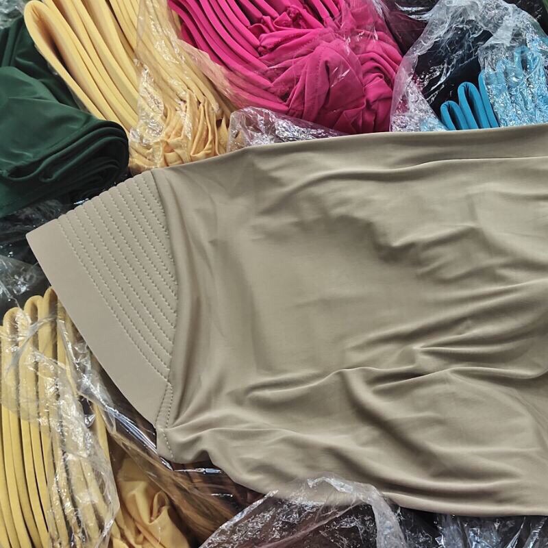 Hijab Pendek Sport / Hijab sport jersy premium / bergo sport pendek / hijab sport-kemhan